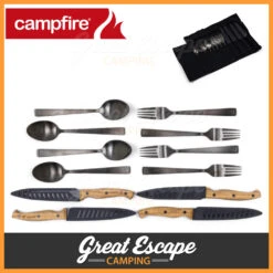 Campfire Cutlery Set - 12PC -Camping Equipment Sale 10000787 5