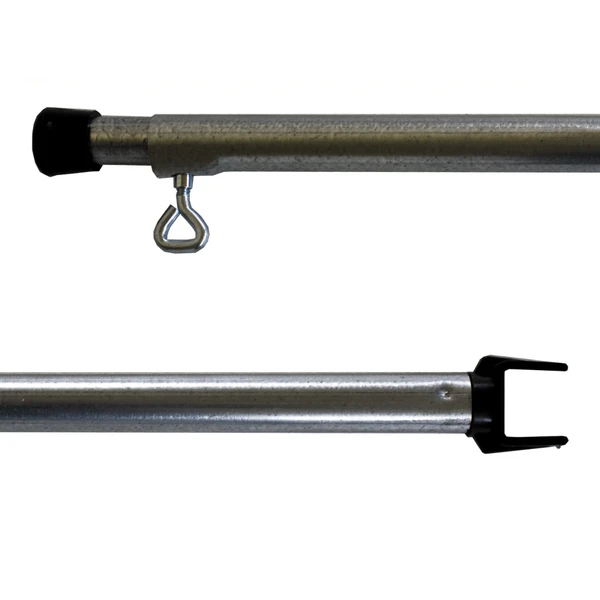 Supex Pole 9' Heavy Duty Tarp Pole With Square U 3 Supex Pole 9' Heavy Duty Tarp Pole With Square U