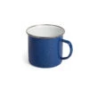 Campfire 9cm Enamel Mug Blue Stainless Steel Rim