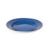 Campfire 26cm Enamel Flat Plate - Blue W/ Stainless Steel Rim 1 Campfire 26cm Enamel Flat Plate - Blue W/ Stainless Steel Rim -Camping Equipment Sale 727078