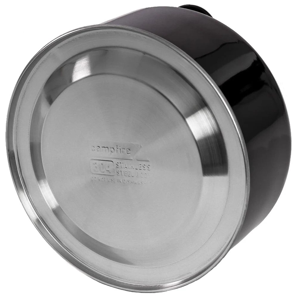 Campfire 2L Stainless Steel Whistling Kettle Black 4 Campfire 2L Stainless Steel Whistling Kettle Black - Image 2