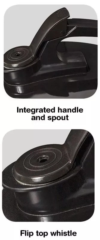 Campfire 2L Stainless Steel Whistling Kettle Black 5 Campfire 2L Stainless Steel Whistling Kettle Black - Image 3