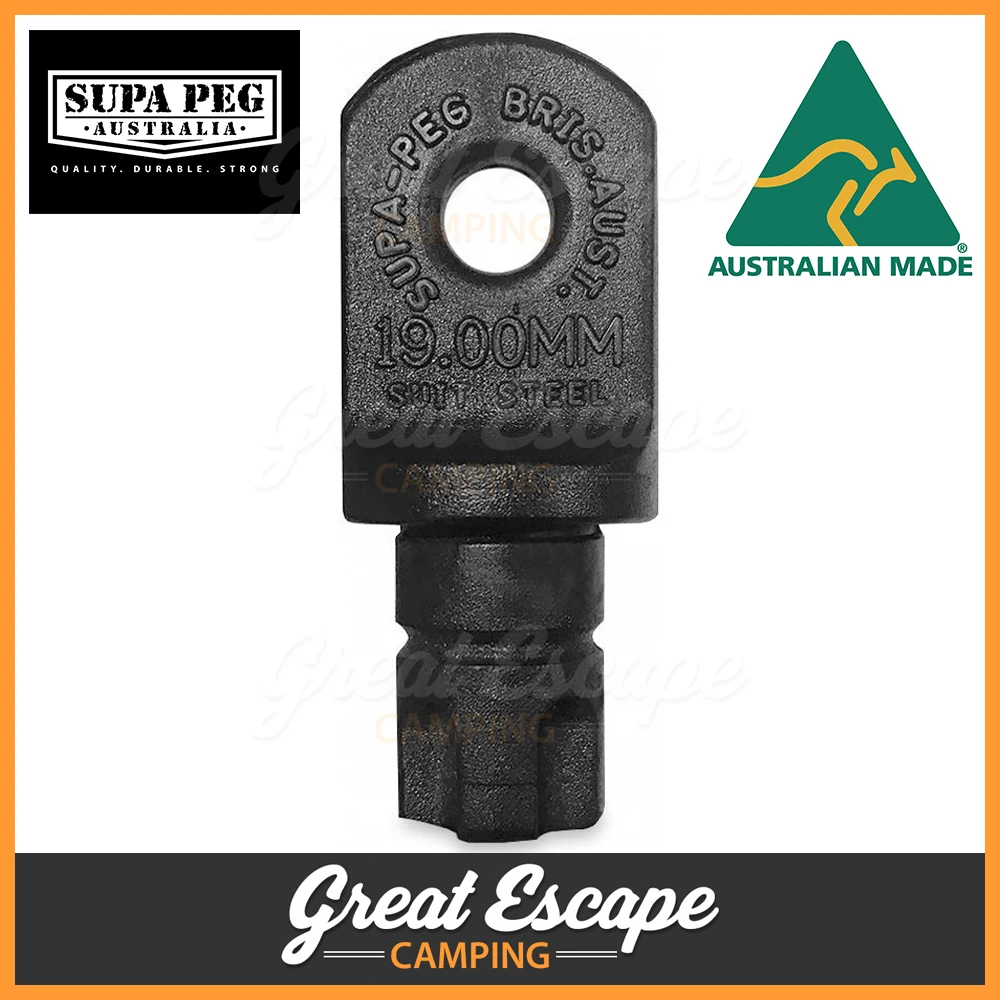 Supa Peg Nylon Spreader Insert Suits 19mm Tube 4 Supa Peg Nylon Spreader Insert Suits 19mm Tube - Image 2