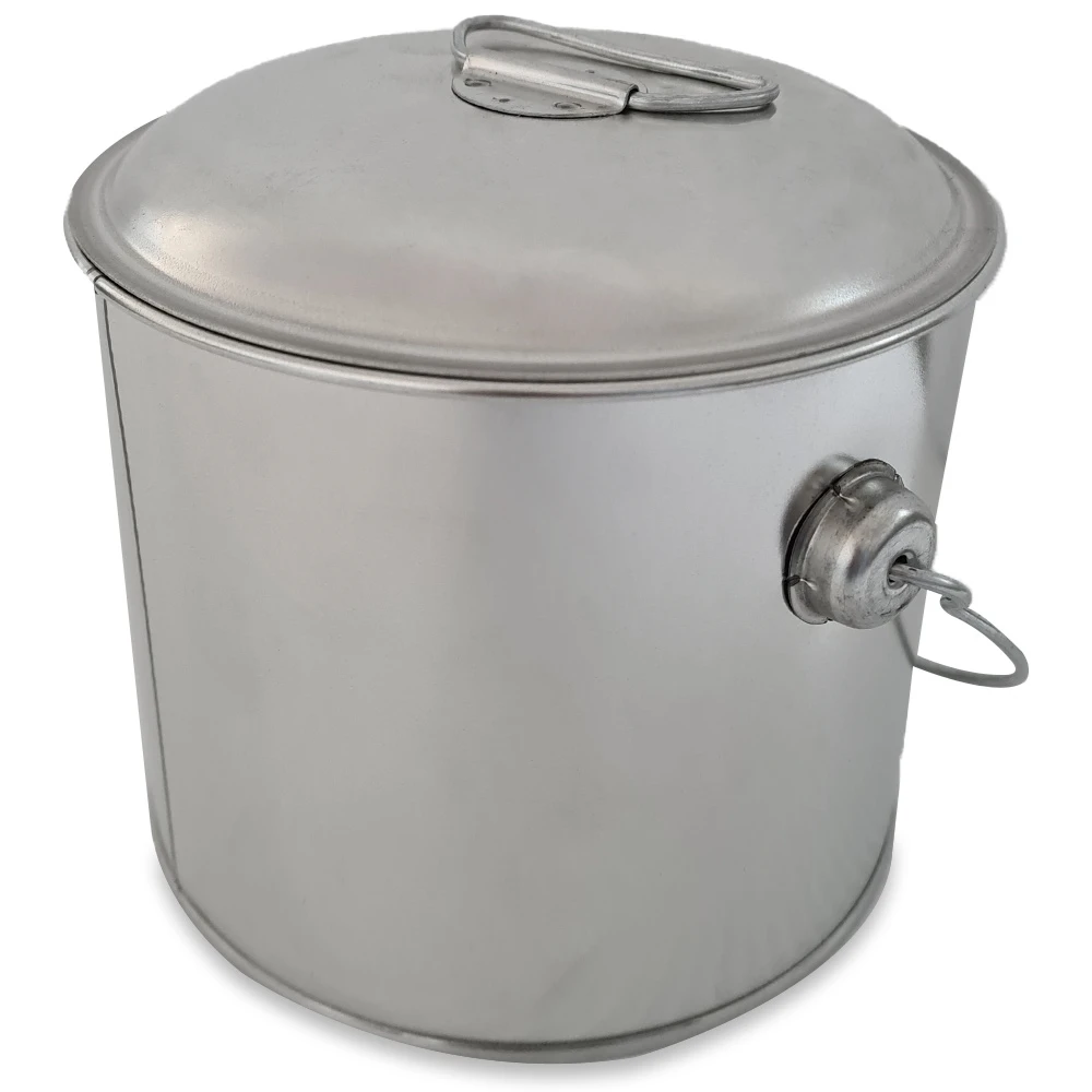 Campfire 1.5L Tin Billy Can With Lid 4 Campfire 1.5L Tin Billy Can With Lid - Image 2