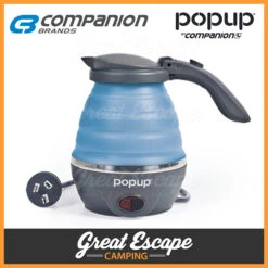 Pop Up 240V Kettle Blue -Camping Equipment Sale COMP10434BL 4