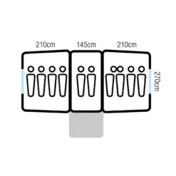 Oztrail Seascape 10 Dome Tent -Camping Equipment Sale DTMSEA D 4