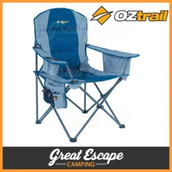 Oztrail Cooler Arm Chair - Blue -Camping Equipment Sale FCE CACB F 4